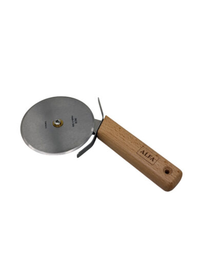 Rotella taglia pizza professionale con lama inox Ø10 cm e manico in faggio massello