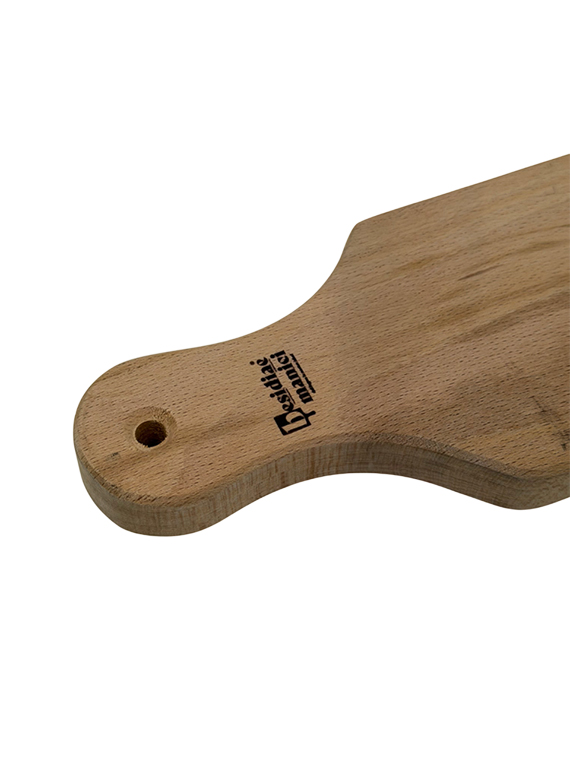 Mini tagliere in legno di faggio massello 10×23,5×h2 cm - immagine 2