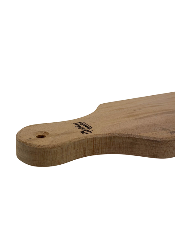 Mini tagliere in legno di faggio massello 10×23,5×h2 cm - immagine 3