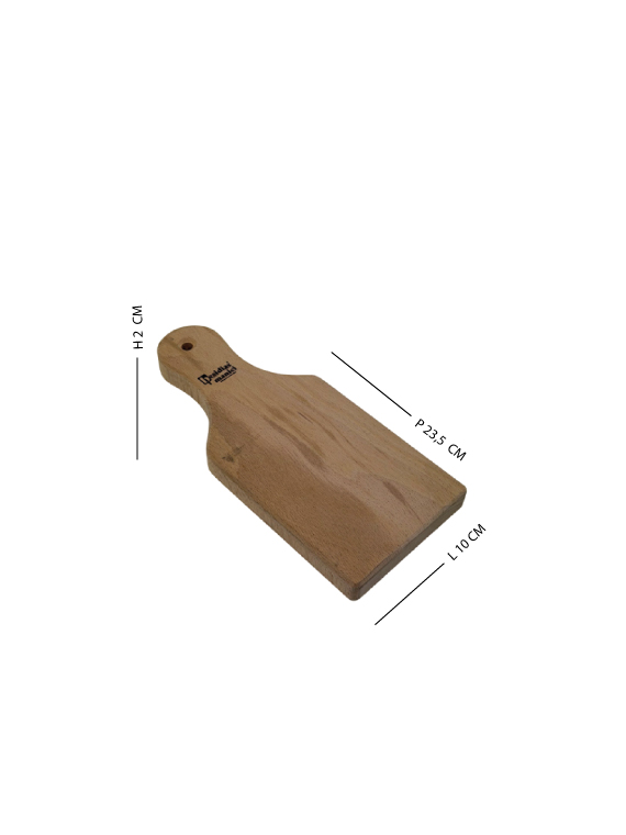Mini tagliere in legno di faggio massello 10×23,5×h2 cm - immagine 5