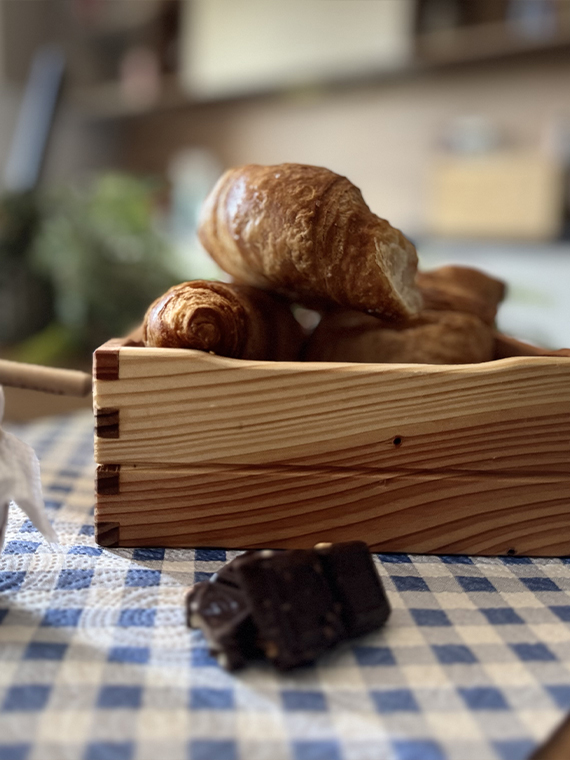 Cassetta in legno massello di Douglas 15×15×h7 cm – confezione regalo e presentazione - immagine 5