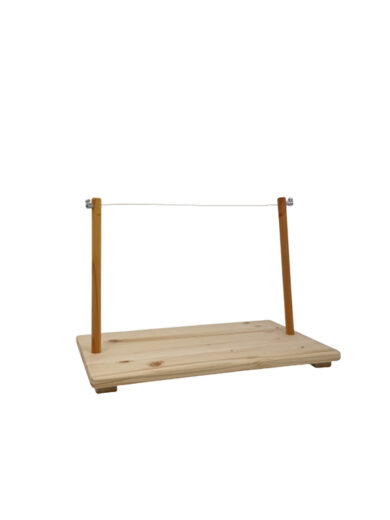 Supporto porta salumi e aperitivo in legno massello di Douglas 38&times;25 cm