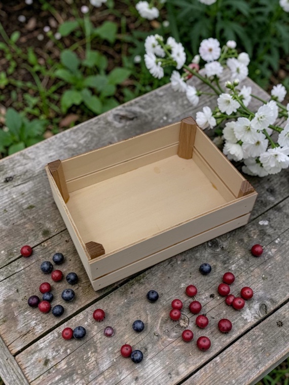Cassetta in legno di pioppo 21×15×h6,5 cm – confezione regalo e presentazione - immagine 5