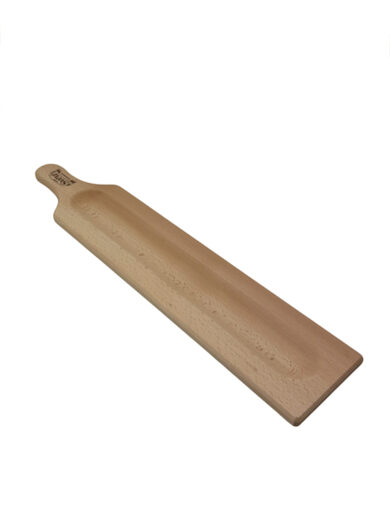 Tagliere porta wurstel gigante in legno di faggio massello 58×12 cm