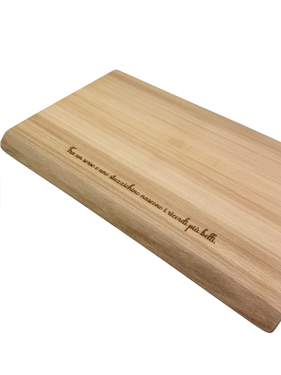 Tagliere da presentazione in legno di faggio massello 40×20 cm - immagine 3