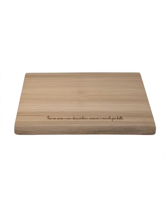 Tagliere da presentazione in legno di faggio massello 40×20 cm