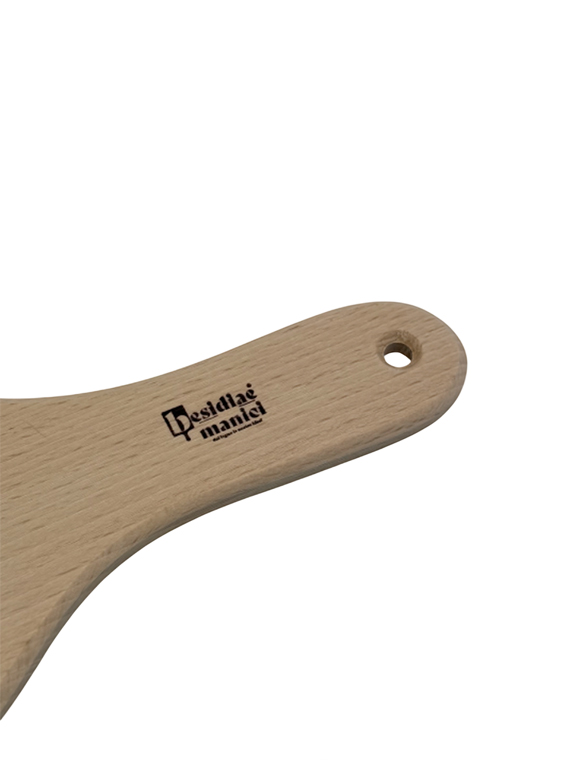 Spatolina per pasta in legno di faggio massello L21 x P12 cm - immagine 2