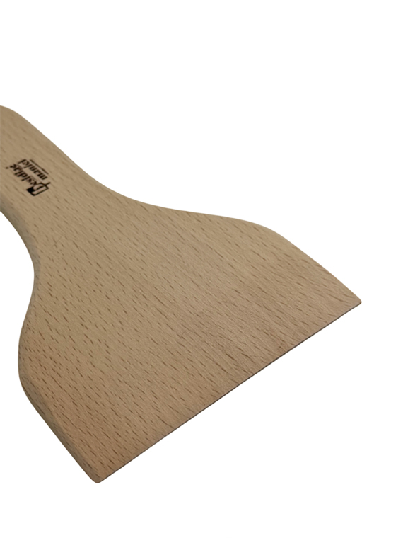 Spatolina per pasta in legno di faggio massello L21 x P12 cm - immagine 3