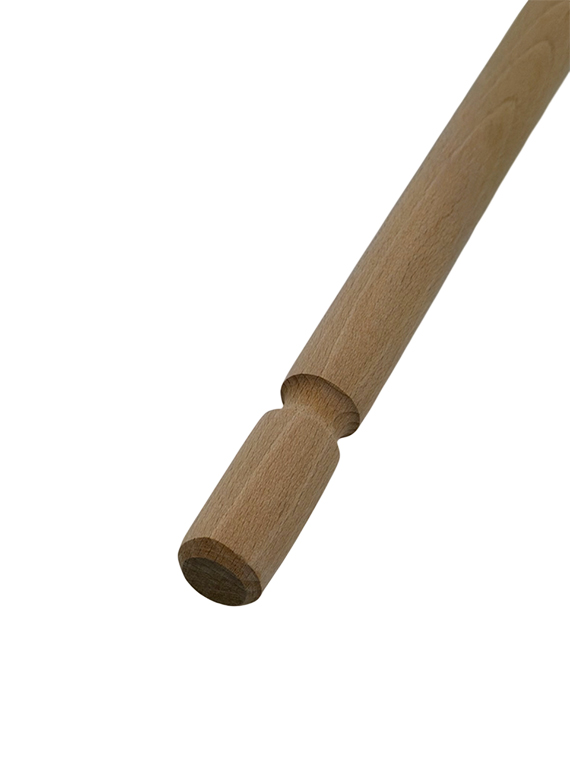 Mattarello in legno di faggio massello 50 cm Ø 3 cm - immagine 2