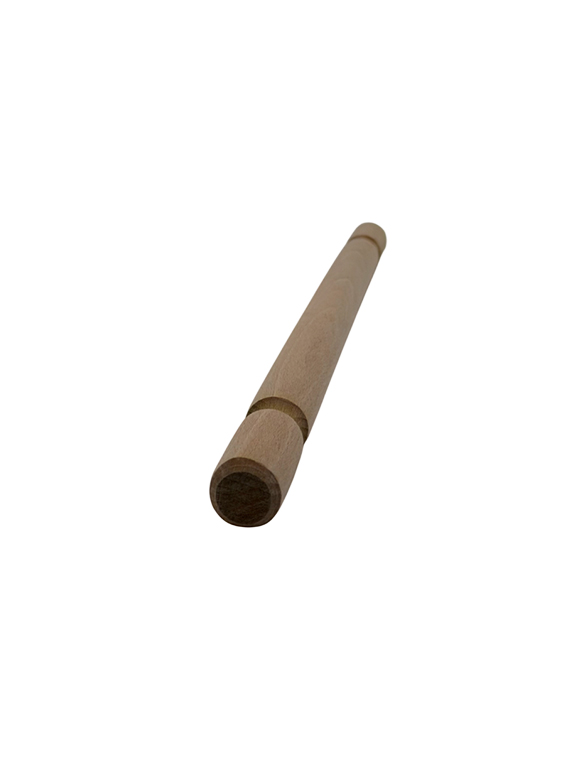 Mattarello in legno di faggio massello 50 cm Ø 3 cm - immagine 3