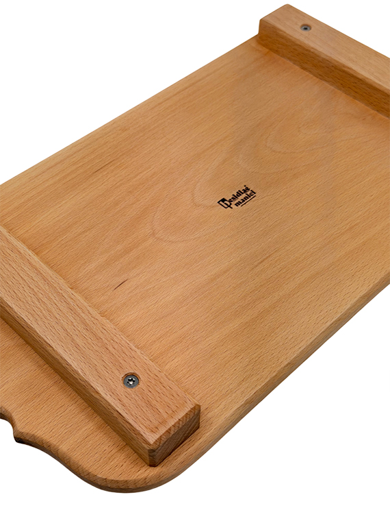 Tagliere in legno di faggio massello con manico – ideale anche per pizza/pinsa dim. 51x23 cm - immagine 5