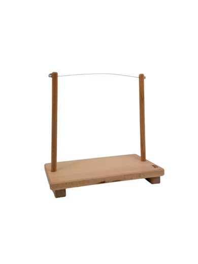 Tagliere appendi salumi in legno di faggio massello L28 x P18 x H27cm