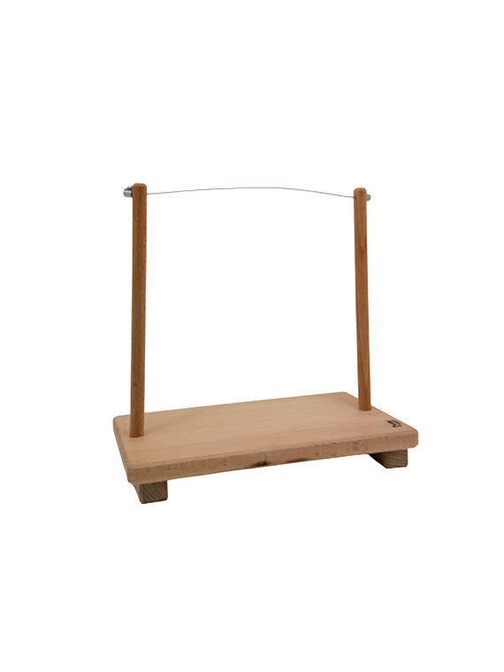 Tagliere appendi salumi in legno di faggio massello L28 x P18 x H27cm