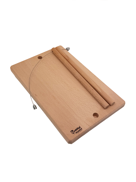 Tagliere appendi salumi in legno di faggio massello L28 x P18 x H27cm - immagine 4