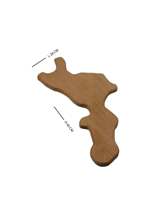Tagliere Calabria in legno di faggio massello - immagine 6
