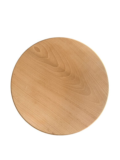 Tagliere tondo in legno di faggio massello Ø33 cm – professionale